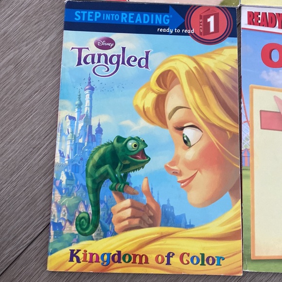 Step into reading books level 1 - tangled, fancy Nancy, and Olivia pig - Picture 3 of 5